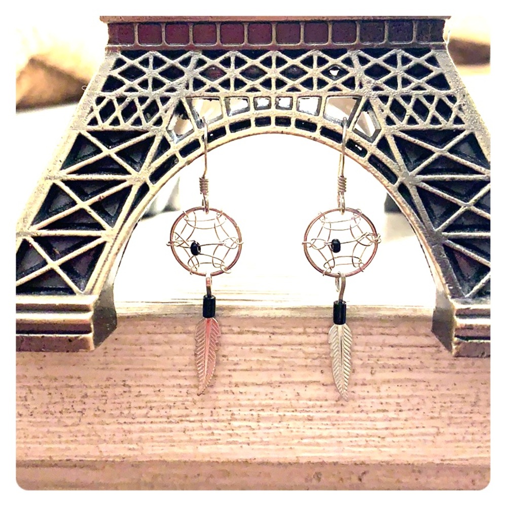 Dream catcher earrings